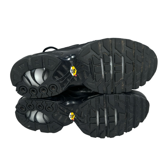 Nike Air Max Plus Running Shoes Men’s US 9 Black Lace Up Sneakers 604133-050 - Picture 5 of 10